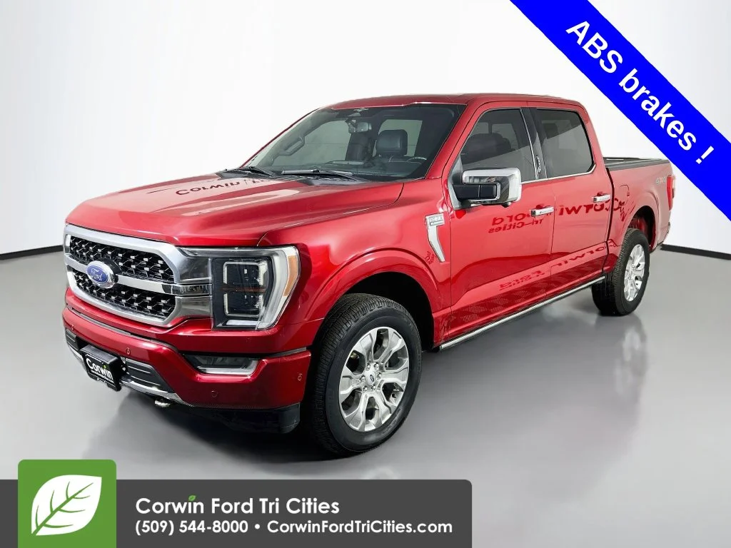 Used 2023 Rapid Red Metallic Tinted Clearcoat Ford Platinum image 5