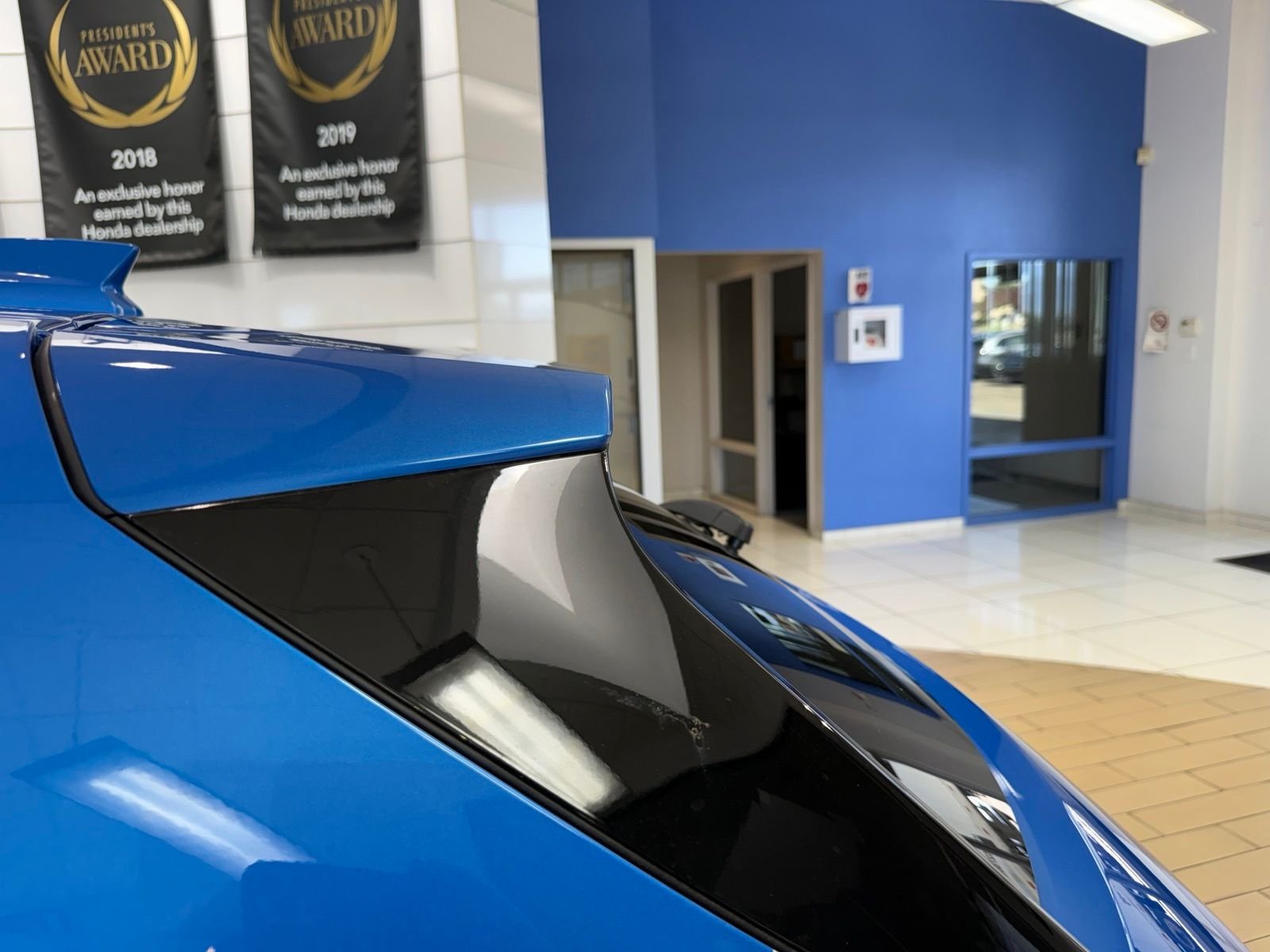 New 2026 Pacific Blue Metallic Honda EX image 8