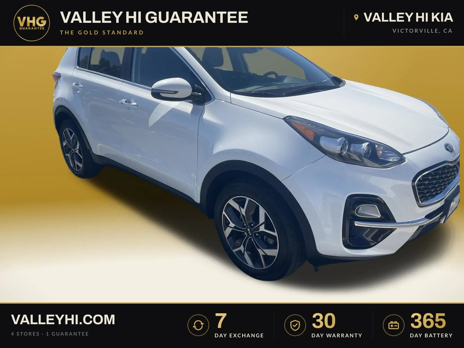 Used 2022 Snow White Pearl Kia EX image 1