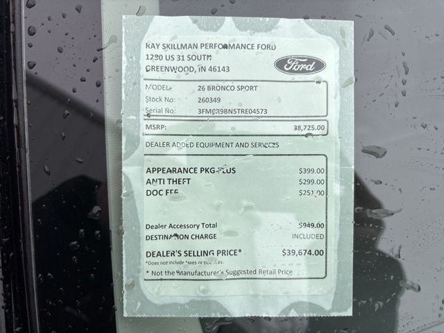 New 2026 Oxford White Ford Big Bend® image 2