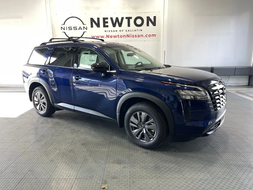 New 2026 Deep Ocean Blue Pearl Nissan SV image 2