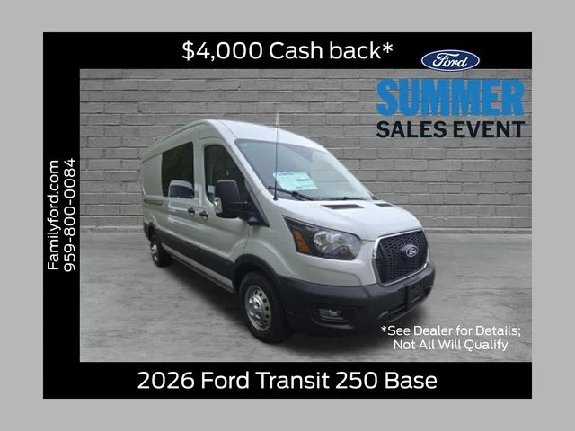 2026 Ford Transit Commercial Cargo Van