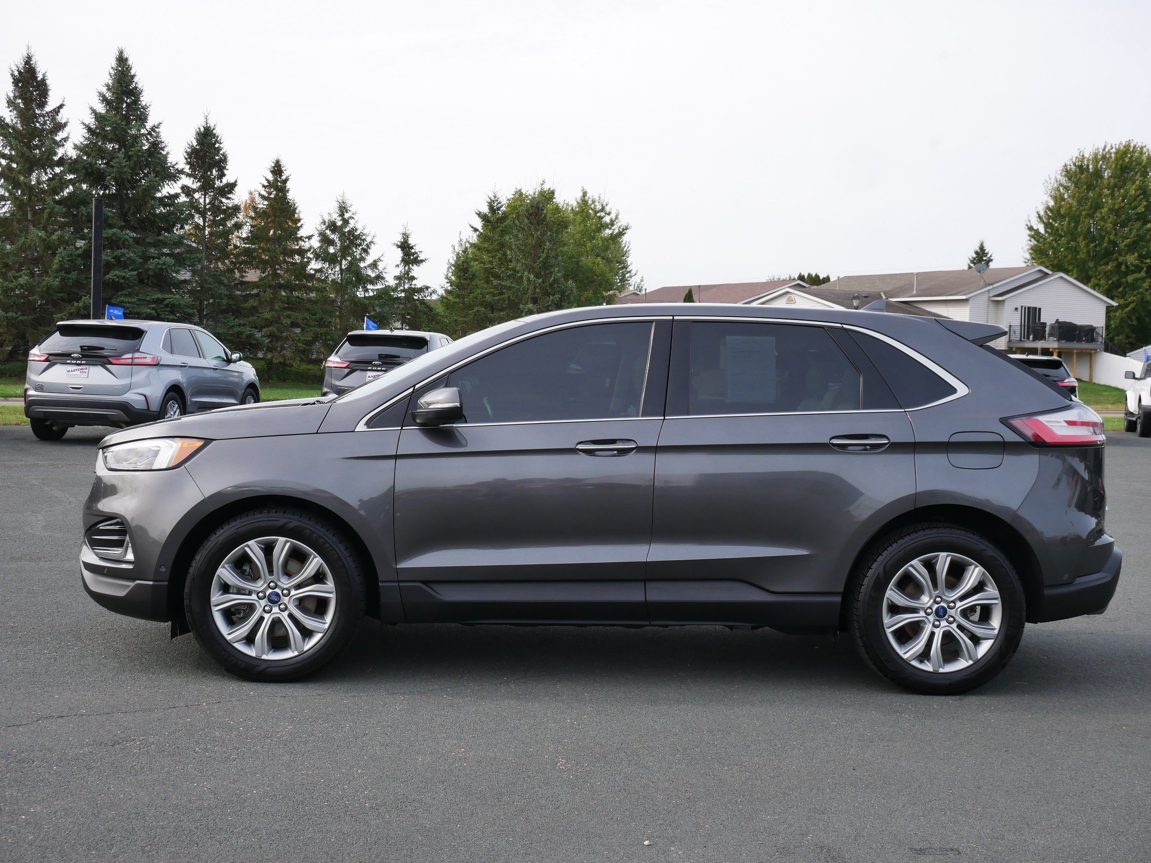 Certified Used 2019 Stone Gray Metallic Ford Titanium image 2