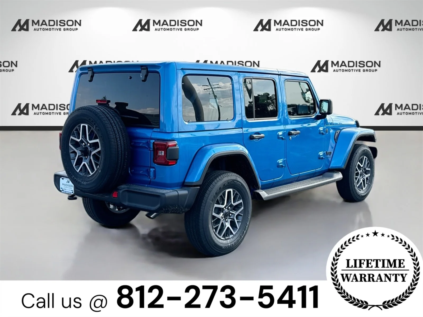 New 2025 Hydro Blue Pearlcoat Jeep Sahara image 5