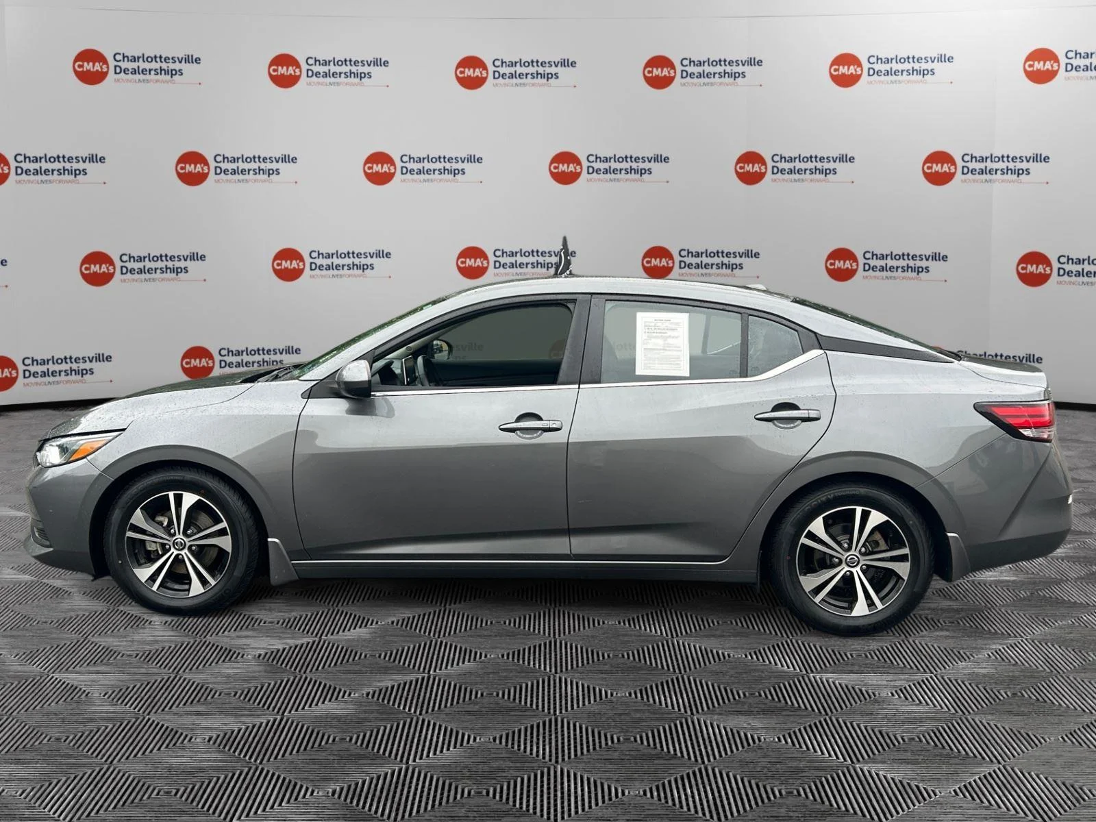 Used 2021 Gun Metallic Nissan SV image 2