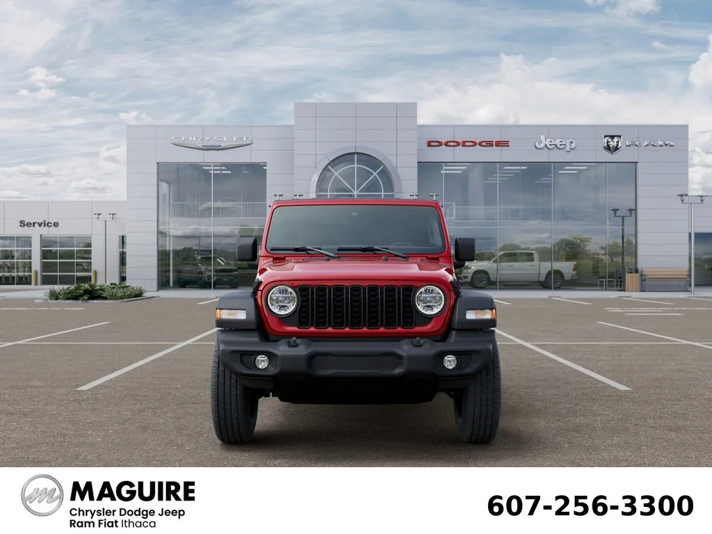 New 2026 Firecracker Red Clear-Coat Exterior Paint Jeep Sport S image 6