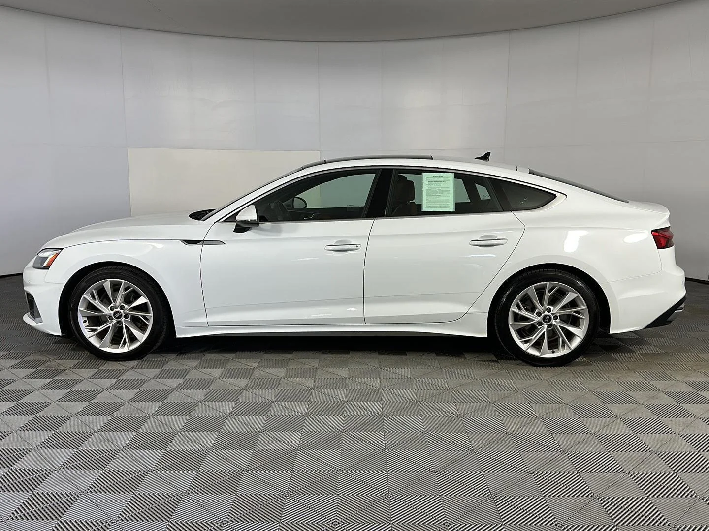Used 2023 Glacier White Metallic Audi Premium image 4