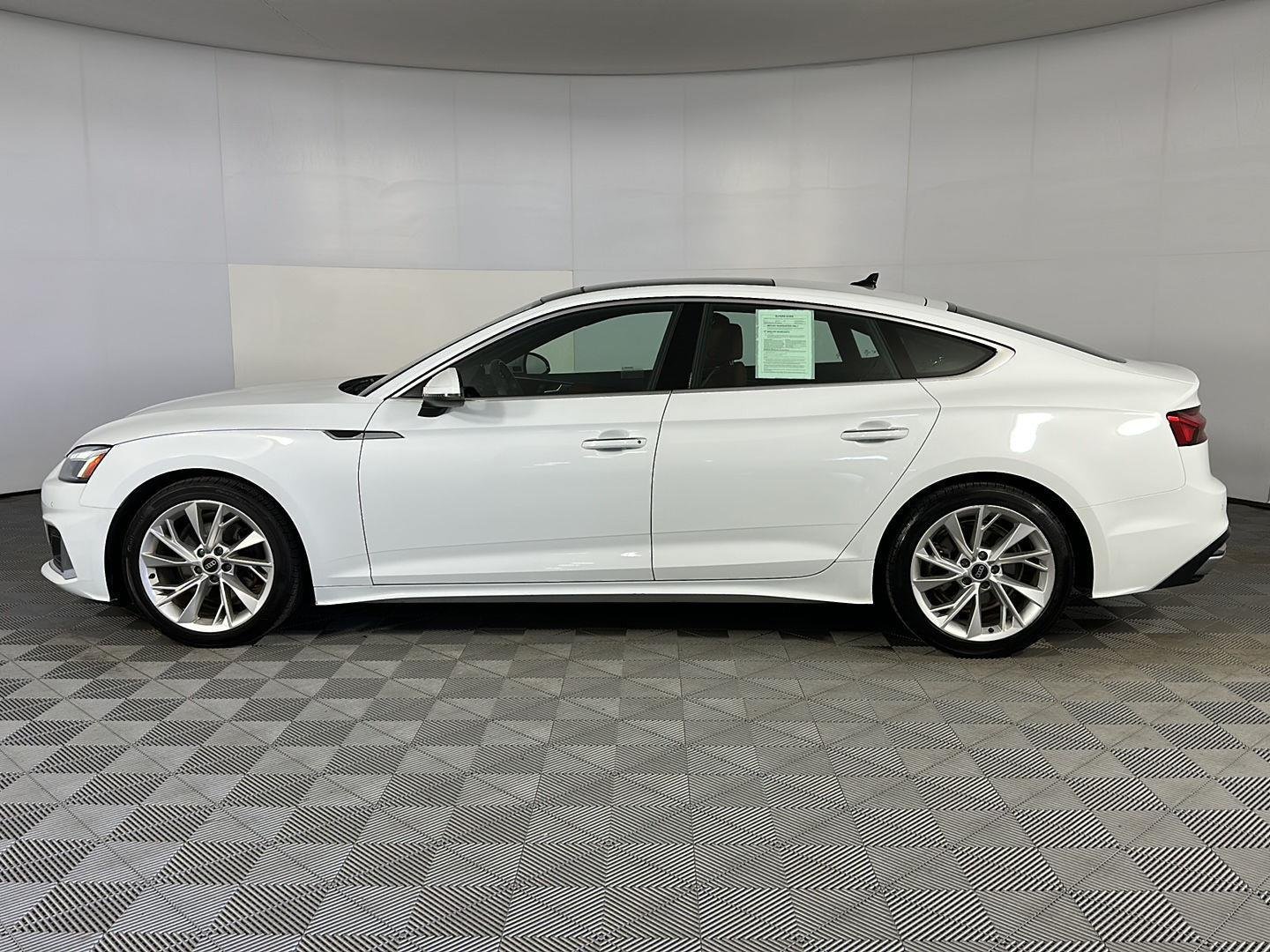 Used 2023 Glacier White Metallic Audi Premium image 4