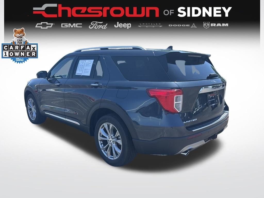 Used 2023 Blue Metallic Ford Limited image 3