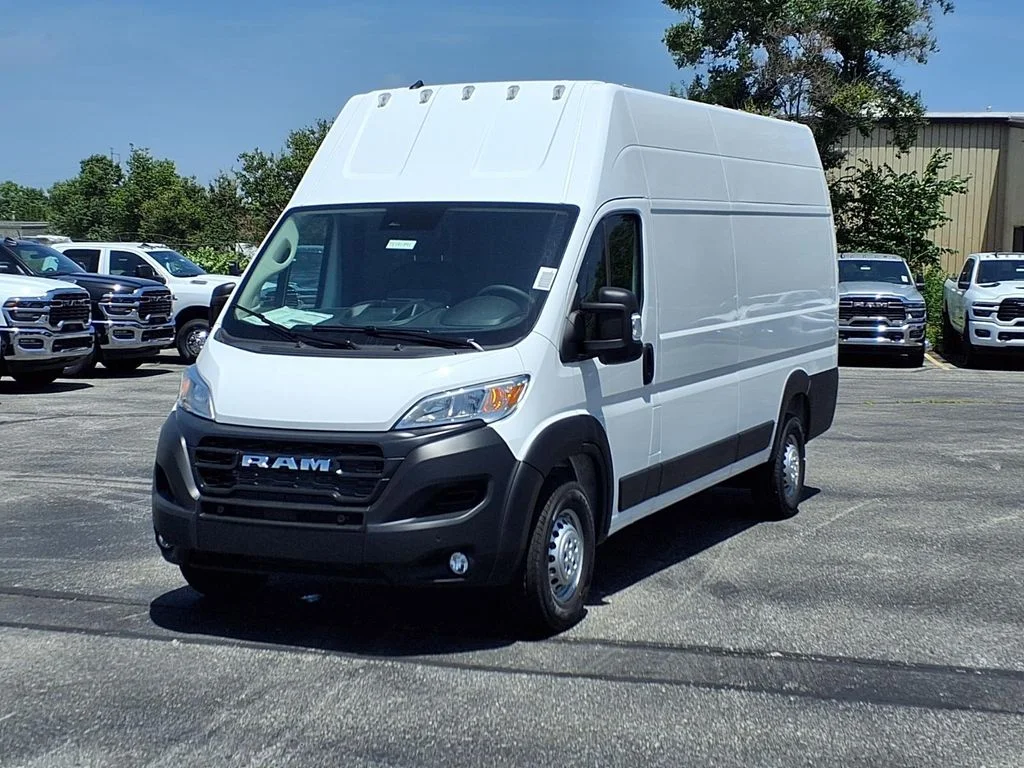 New 2026 Bright White Clearcoat RAM Super High Roof image 2