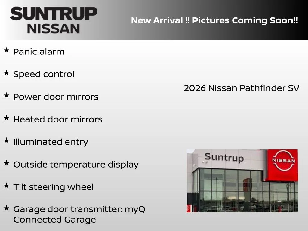 New 2026 Black Nissan SV image 6