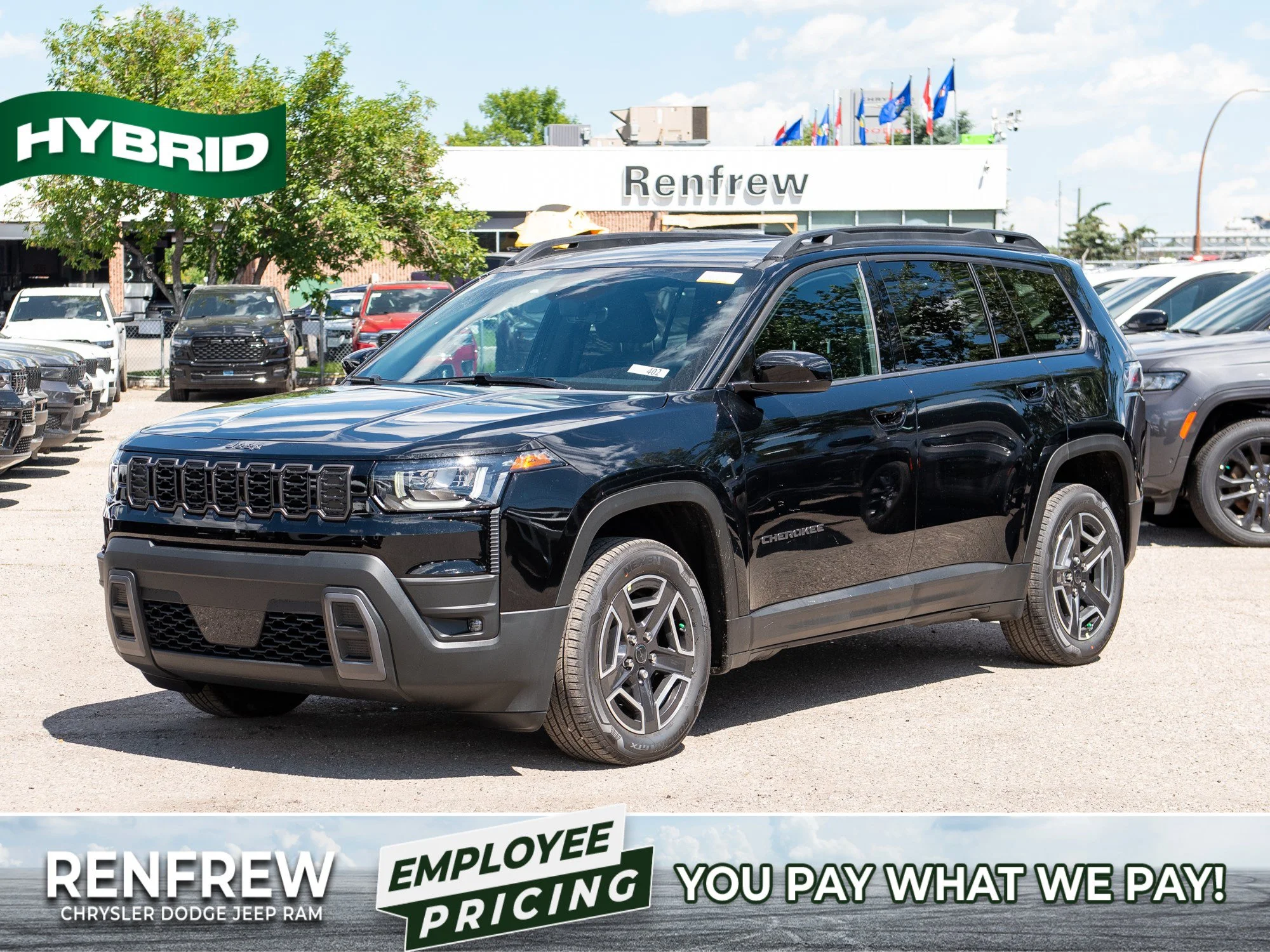 New 2026 Black Jeep Laredo * Hybrid image 1