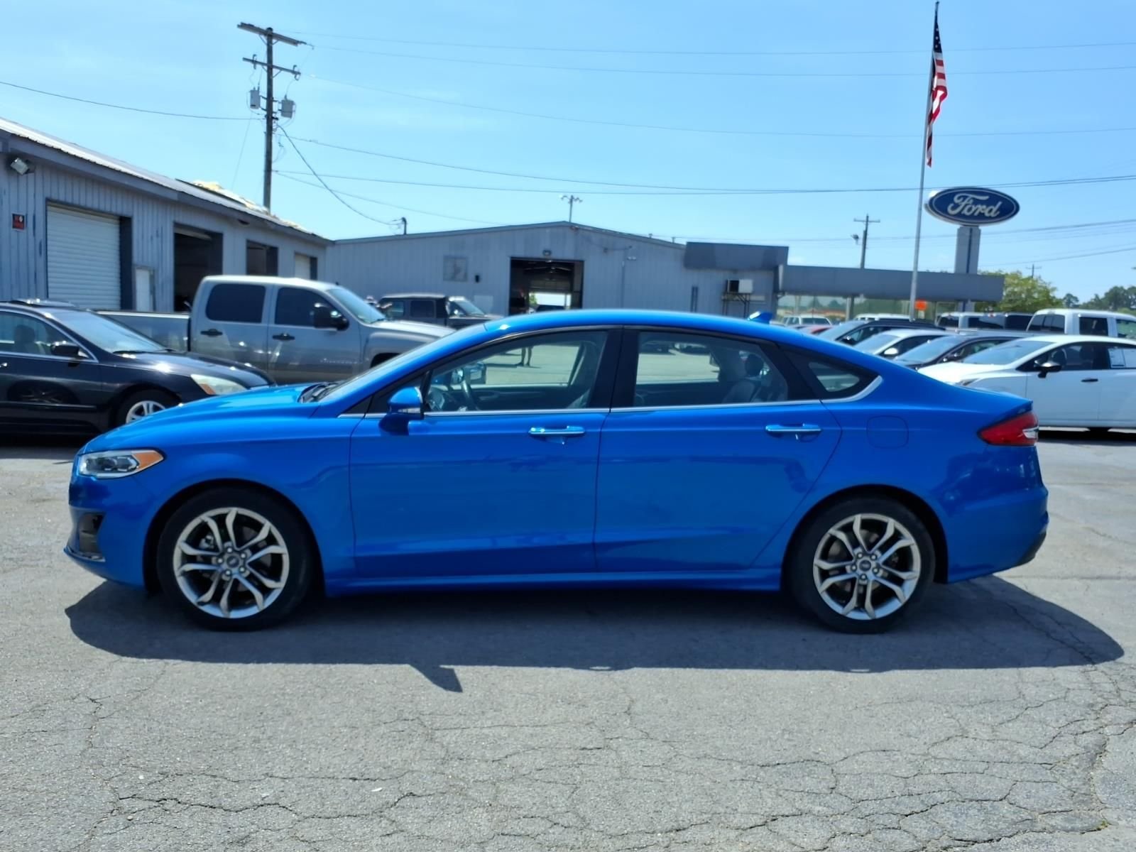 Used 2020 Ford Fusion SEL with VIN 3FA6P0CD0LR184791 for sale in Hartselle, AL