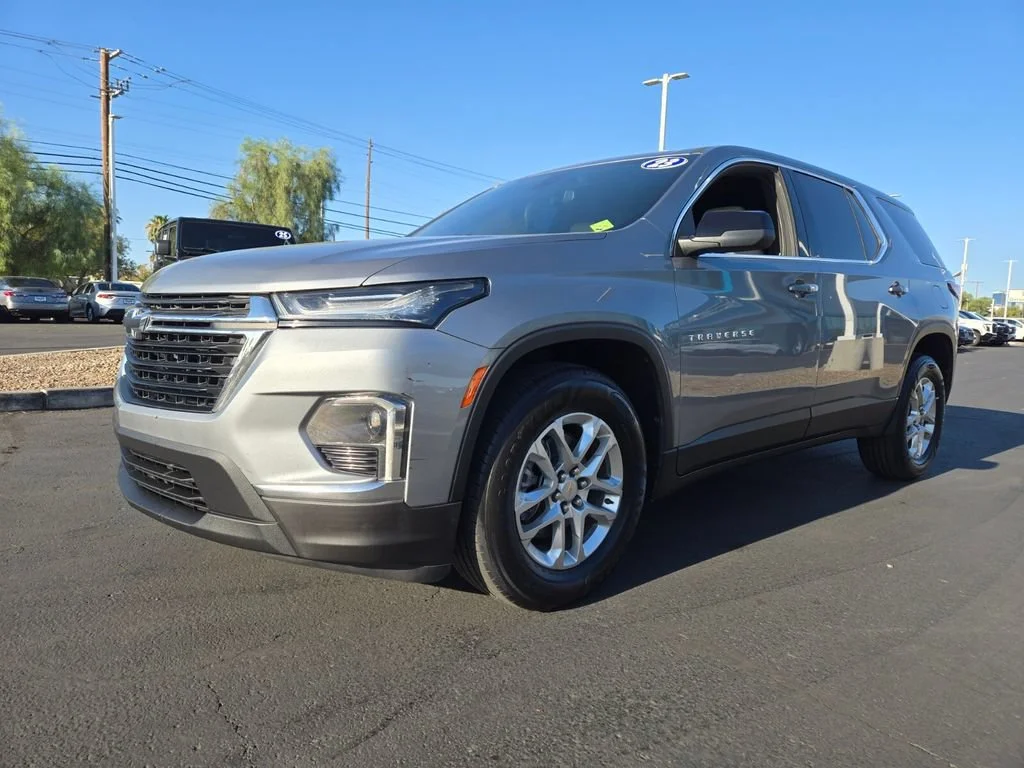 Used 2023 STERLING GRAY METALLIC Chevrolet LS image 2