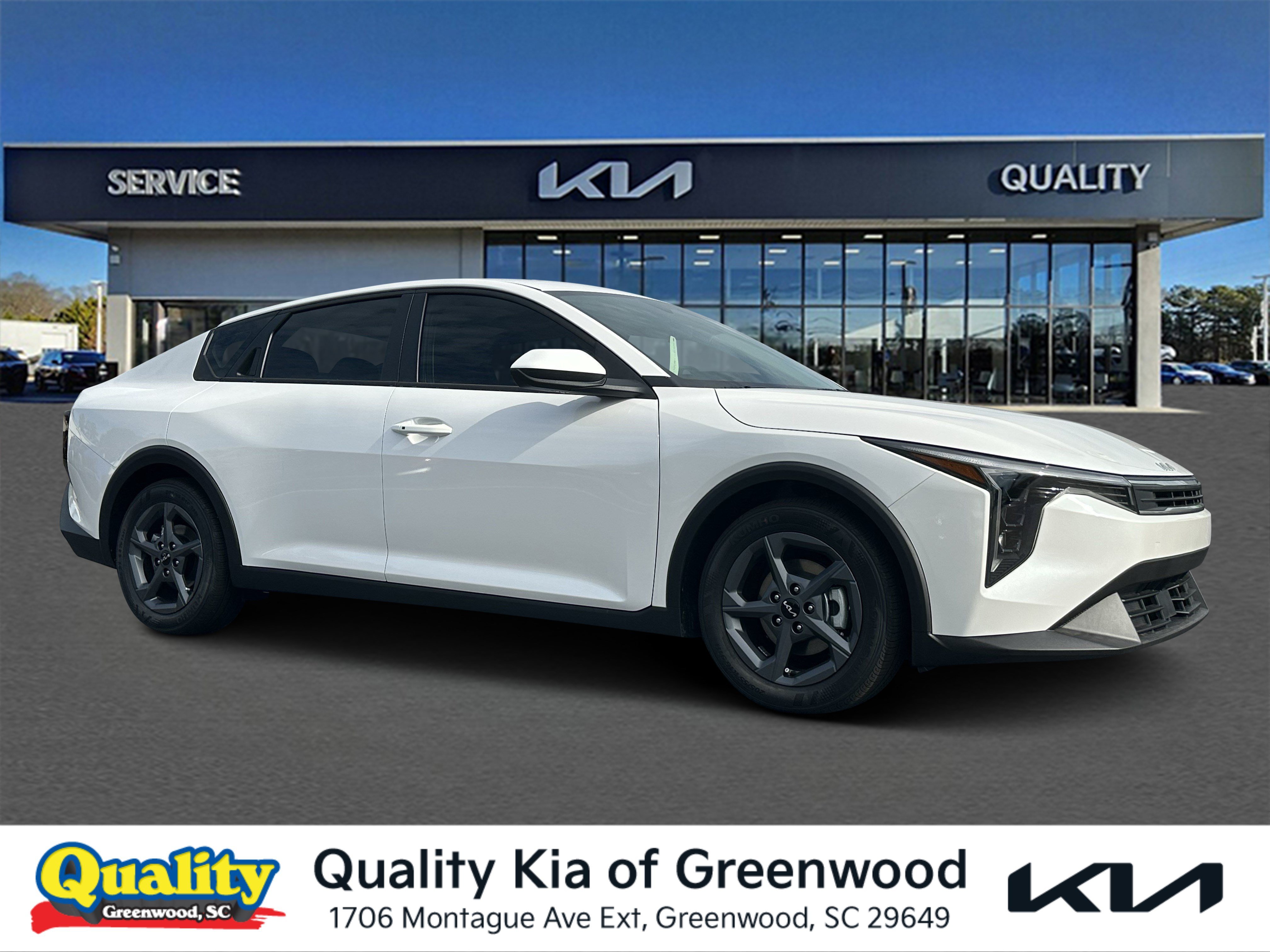 New 2026 Snow White Pearl Kia LXS image 1