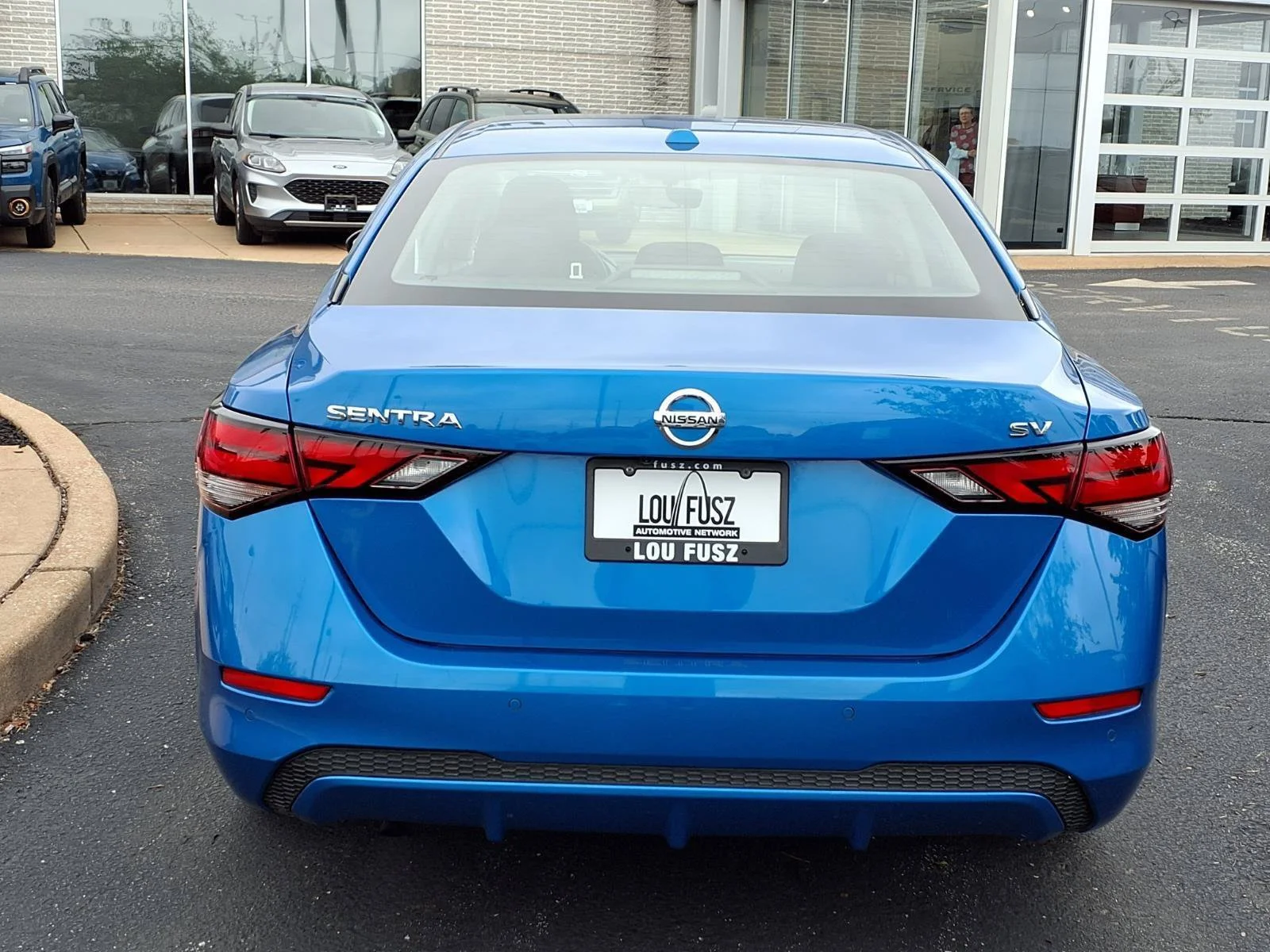 Used 2022 Electric Blue Metallic Nissan SV image 21