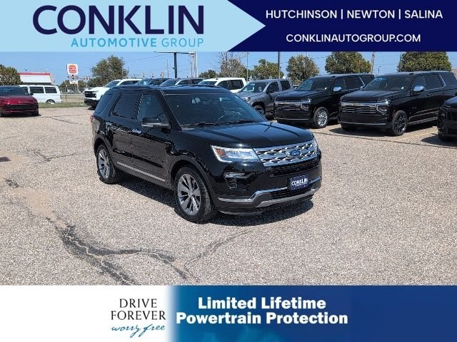Used 2018 Shadow Black Ford Limited image 1