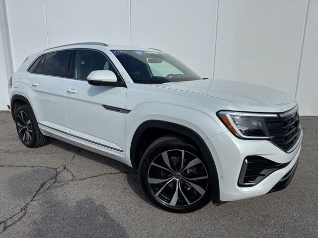 Certified 2025 Volkswagen Atlas Cross Sport SEL Premium R-LINE with VIN 1V2FE2CA8SC210437 for sale in Kansas City