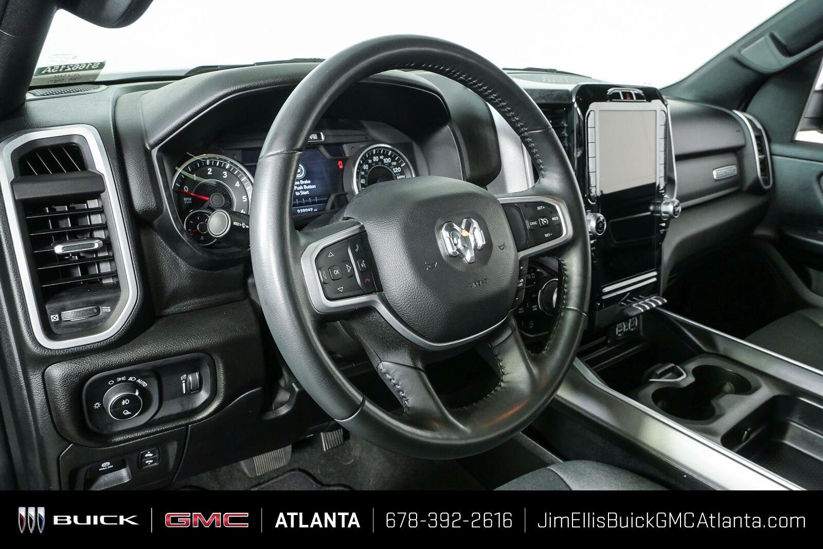 Used 2023 Granite Crystal Metallic Clearcoat Ram Big Horn image 4