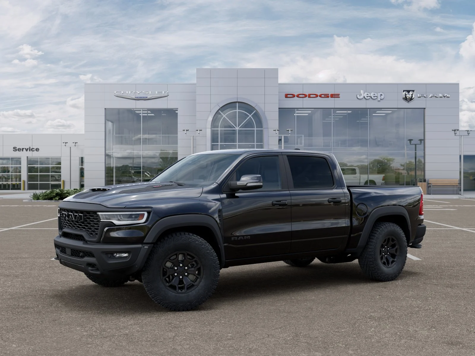 New 2026 Diamond Black Crystal Pearl-Coat Exterior Paint RAM RHO image 25