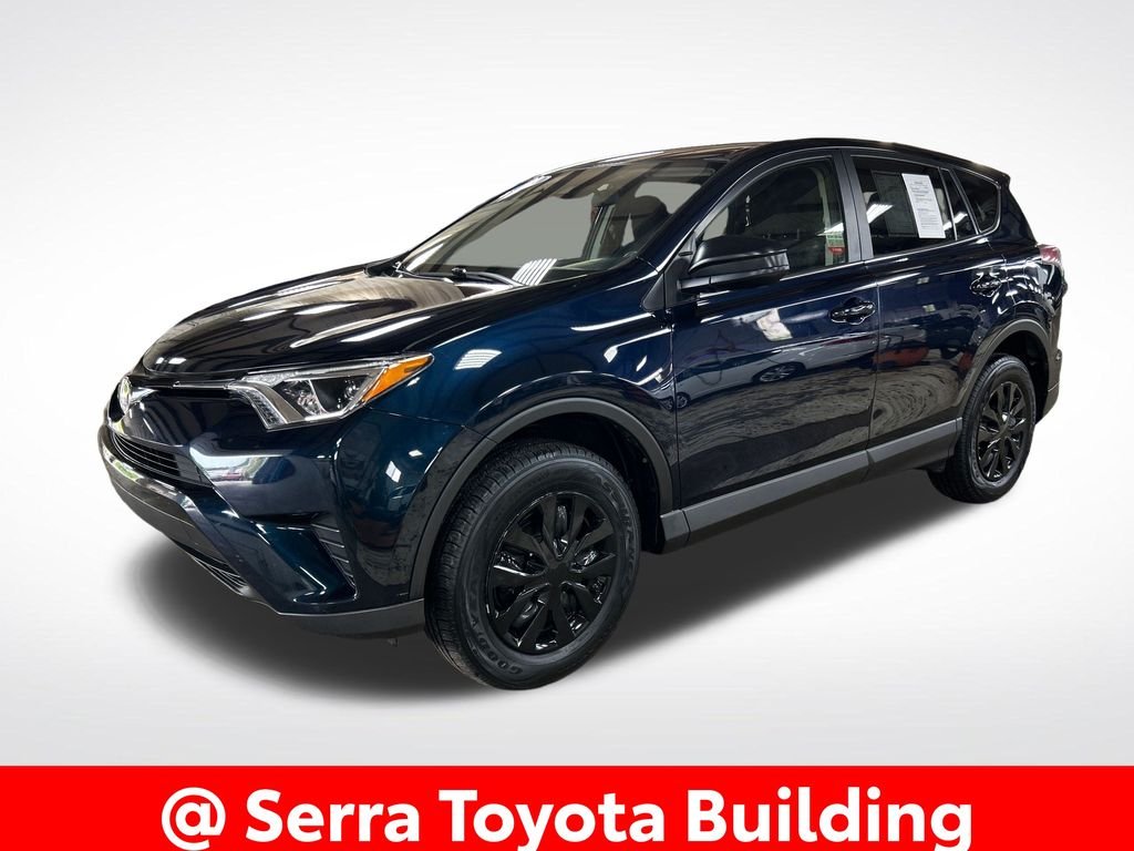 Certified Used 2018 Blue Toyota LE image 1