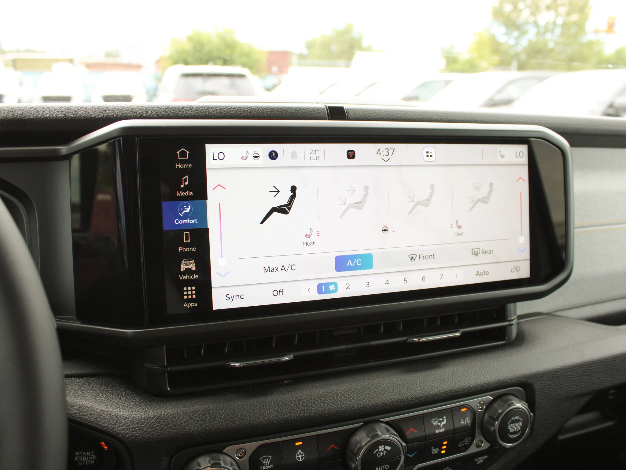 Used 2025 White Jeep Sport S* 4 Door 4x4, Safety Group, Remote Start, Heated Seats, Alpine Audio image 17