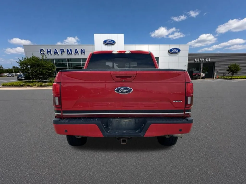 Used 2018 Race Red Ford Lariat image 4
