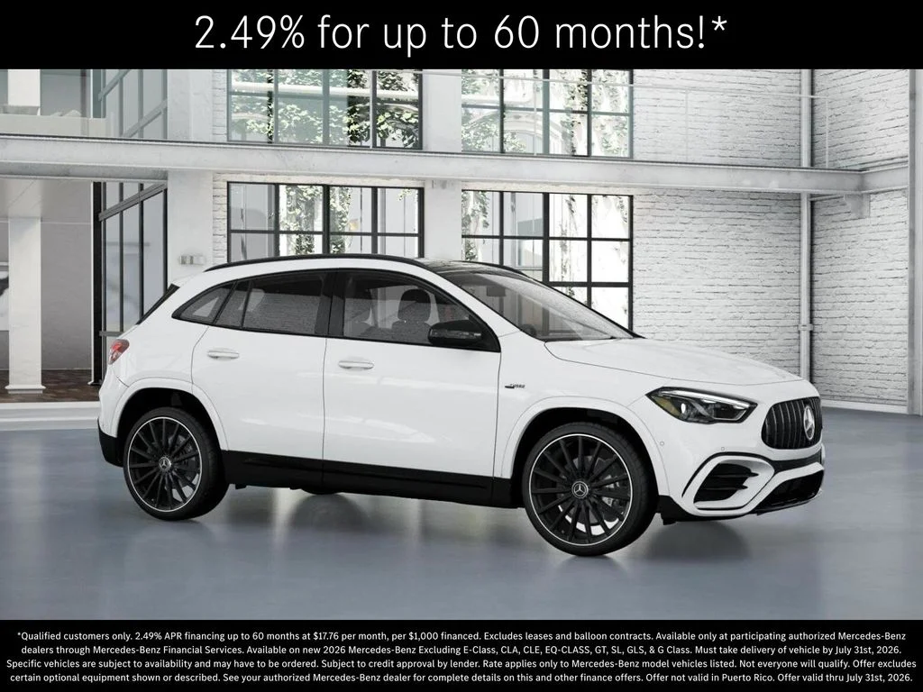 New 2026 Polar White Mercedes-Benz AMG® GLA 35 4MATIC SUV image 13
