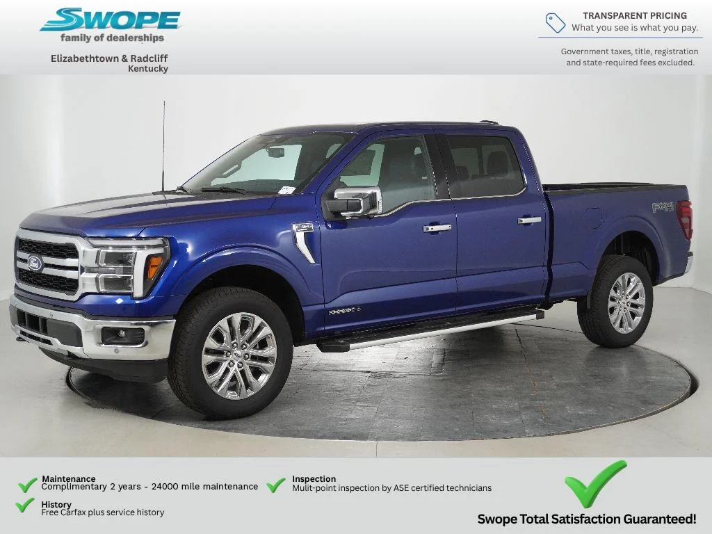 New 2026 ARGON BLUE METALLIC Ford LARIAT image 7
