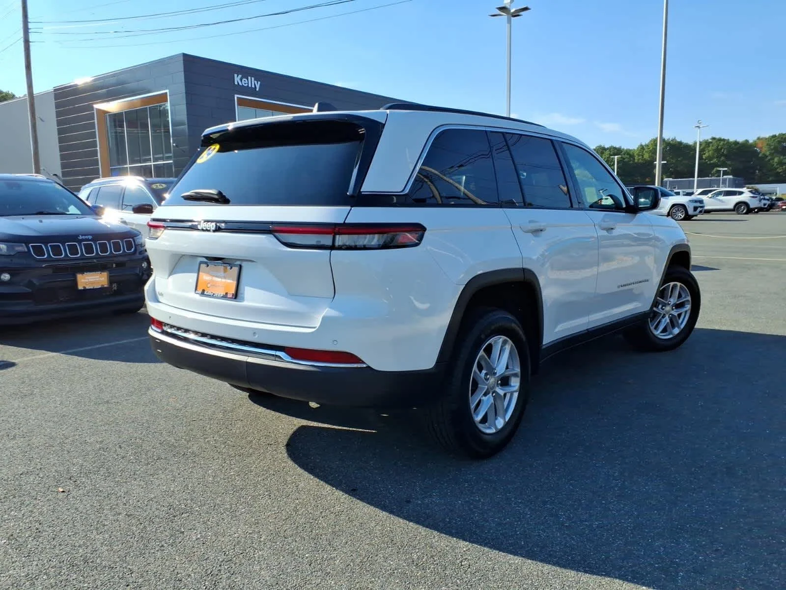 Certified Used 2024 Bright White Clearcoat Jeep Laredo X image 7