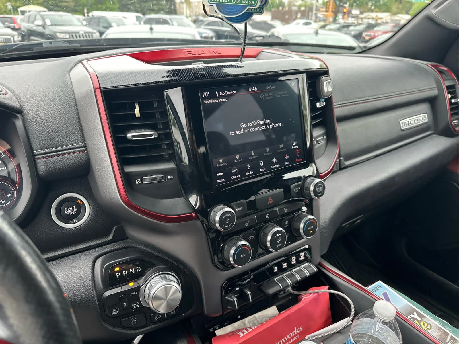 Used 2019 Flame Red Clearcoat Ram Rebel image 2