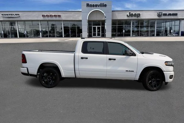 New 2026 Bright White Clear-Coat Exterior Paint RAM Laramie image 2