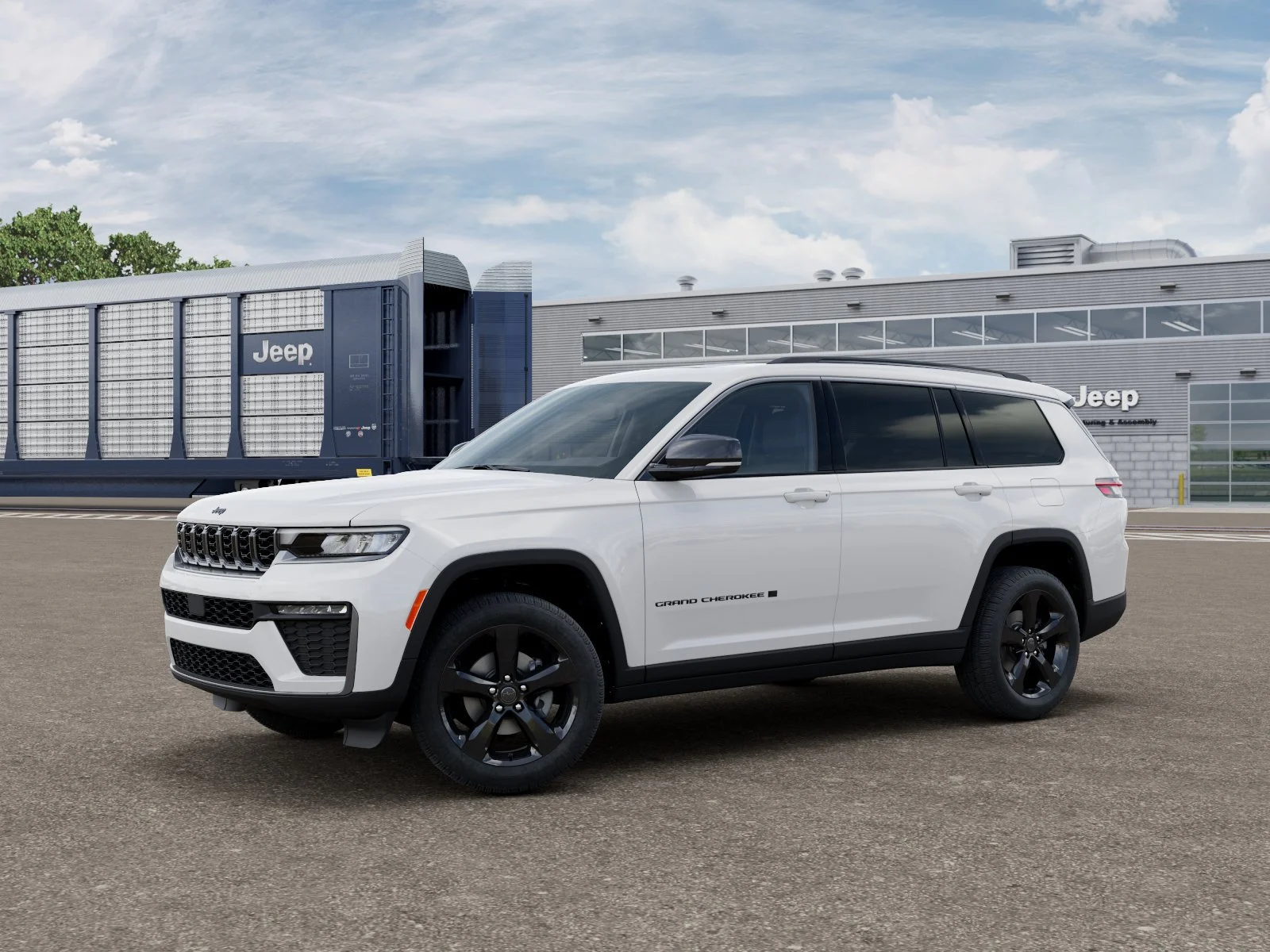 New 2027 Bright White Clearcoat Jeep Limited image 2