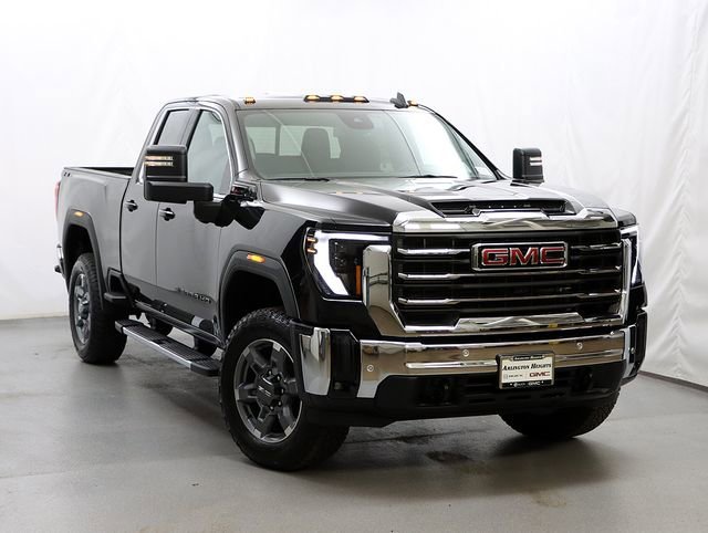 Onyx Black 2026 GMC Sierra 2500HD SLE Double Cab 4WD Pickup Truck Four-Wheel Drive