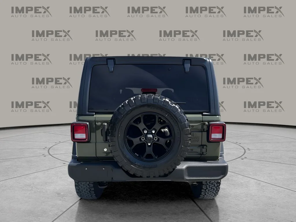 Used 2022 Green Jeep Unlimited Willys image 4