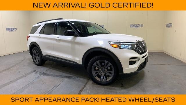 Certified Used 2023 White Metallic Ford XLT image 50