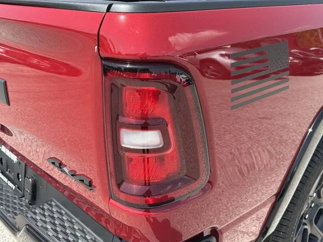 New 2026 Molten Red Pearl-Coat Exterior Paint RAM Laramie image 9