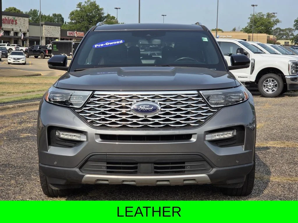 Used 2021 Gray Metallic Ford Platinum image 3