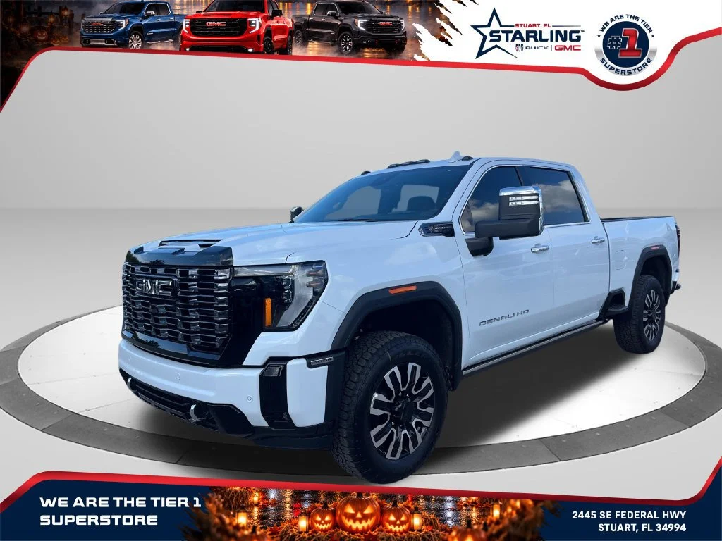 New 2026 Glacier White Tricoat GMC Denali Ultimate image 1