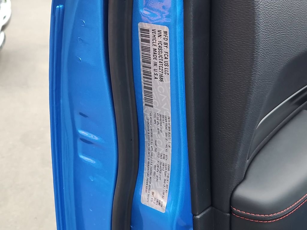 New 2026 B5 Blue Exterior Paint Dodge GT Plus HEMI V8 image 29