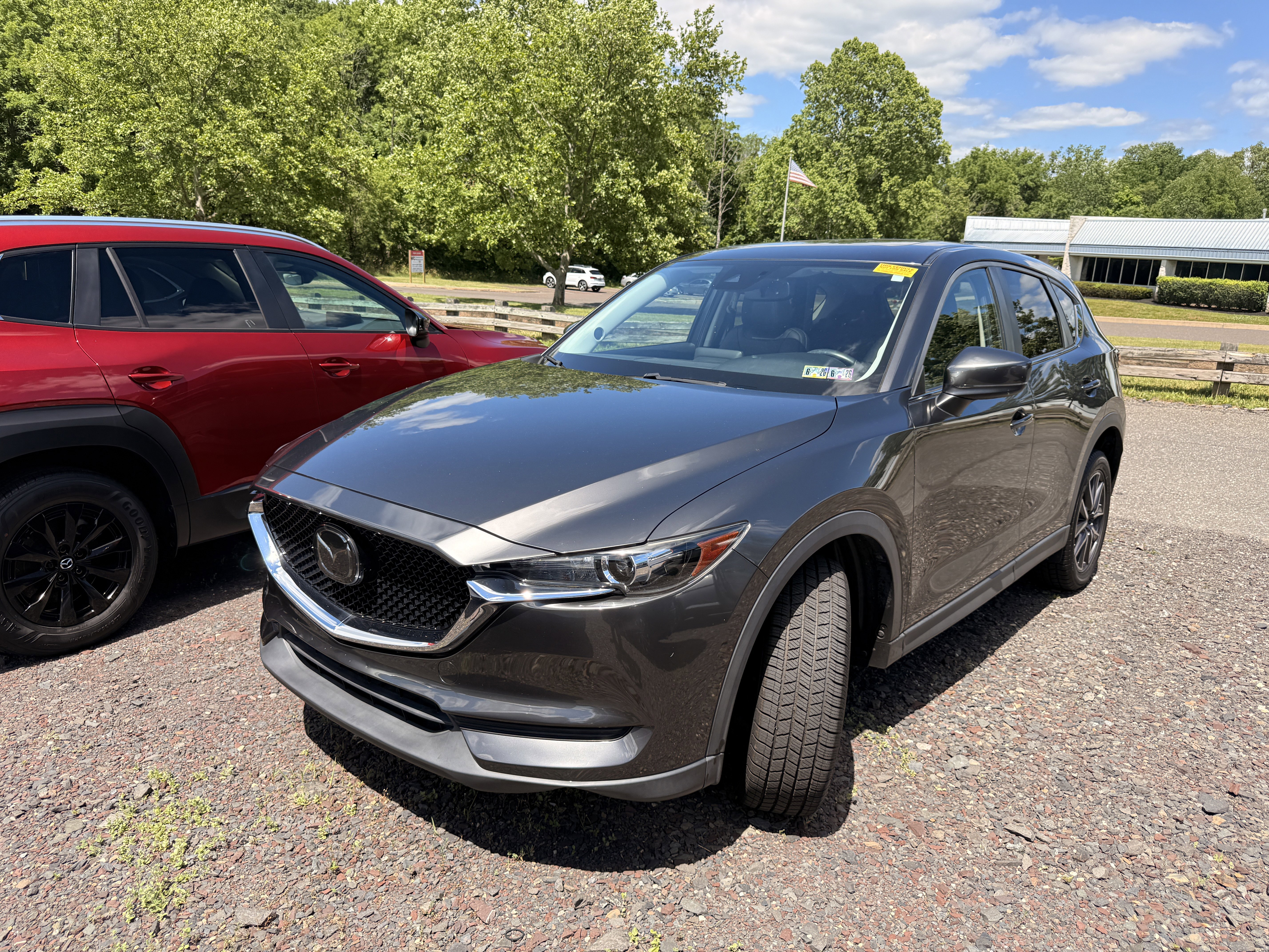 Used 2018 Machine Gray Metallic Mazda Touring image 2