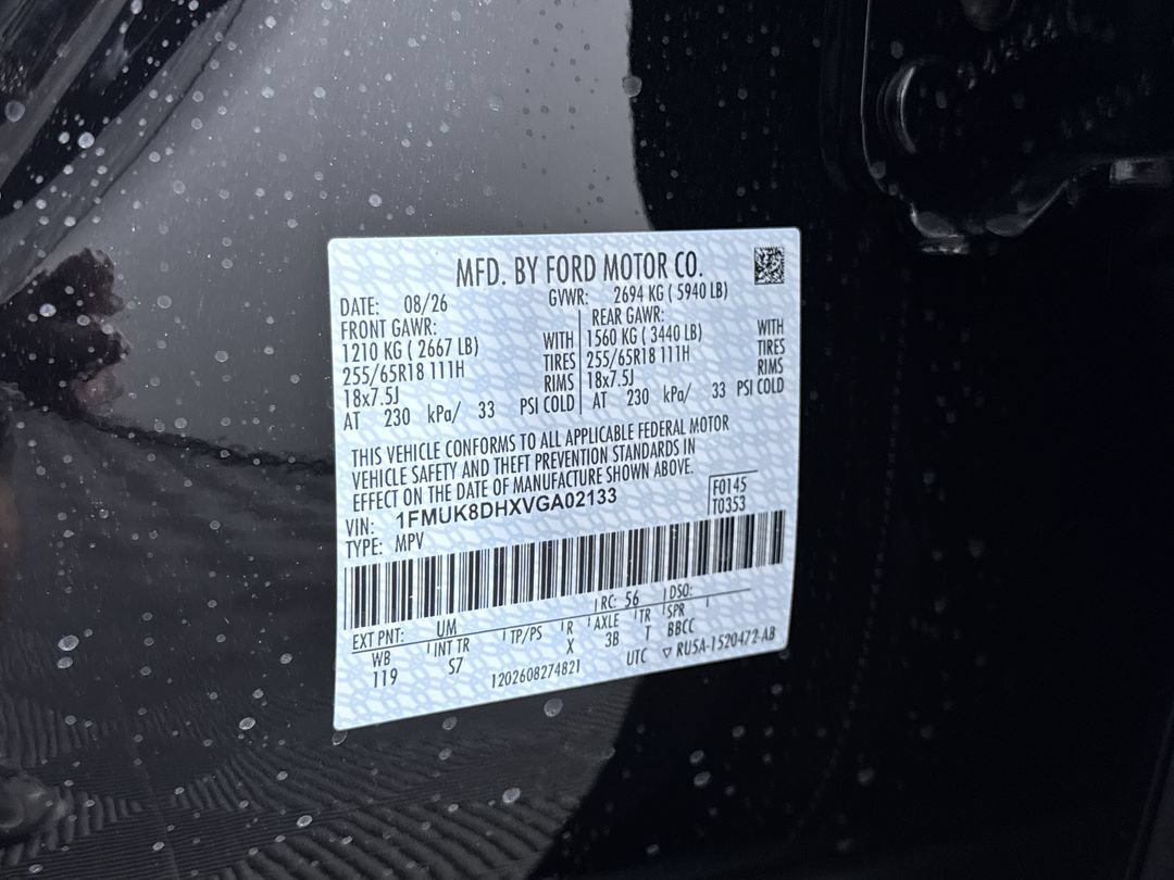 New 2027 Agate Black Metallic Ford Active w/200A Pkg image 12
