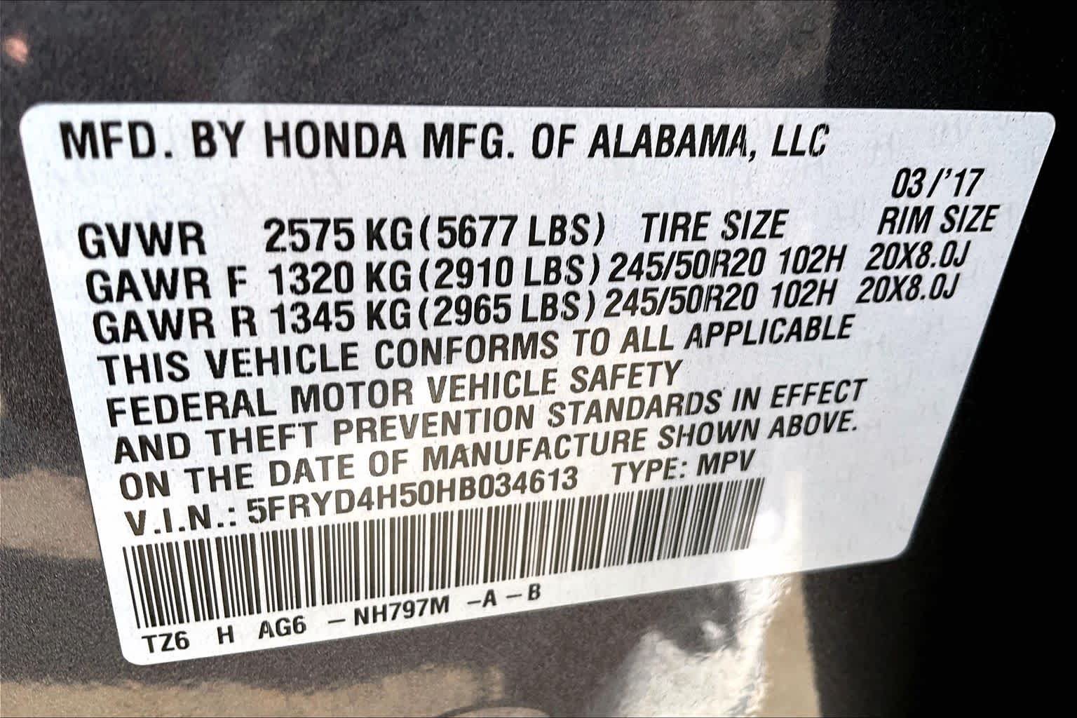 Used 2017 Modern Steel Metallic Acura w/Technology Pkg image 35