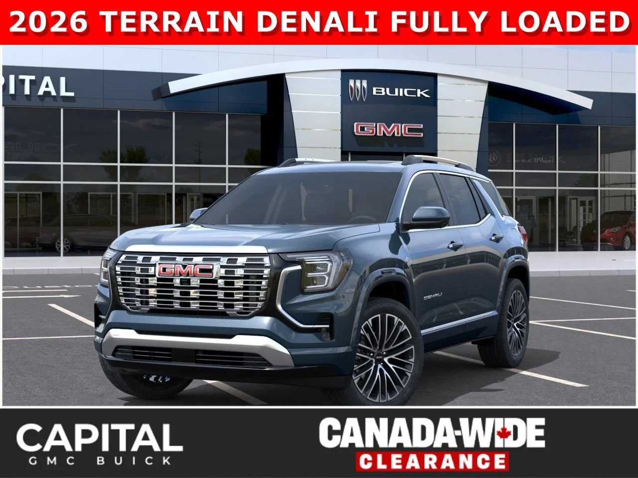 New 2027 DOWNPOUR METALLIC GMC AWD Denali image 1