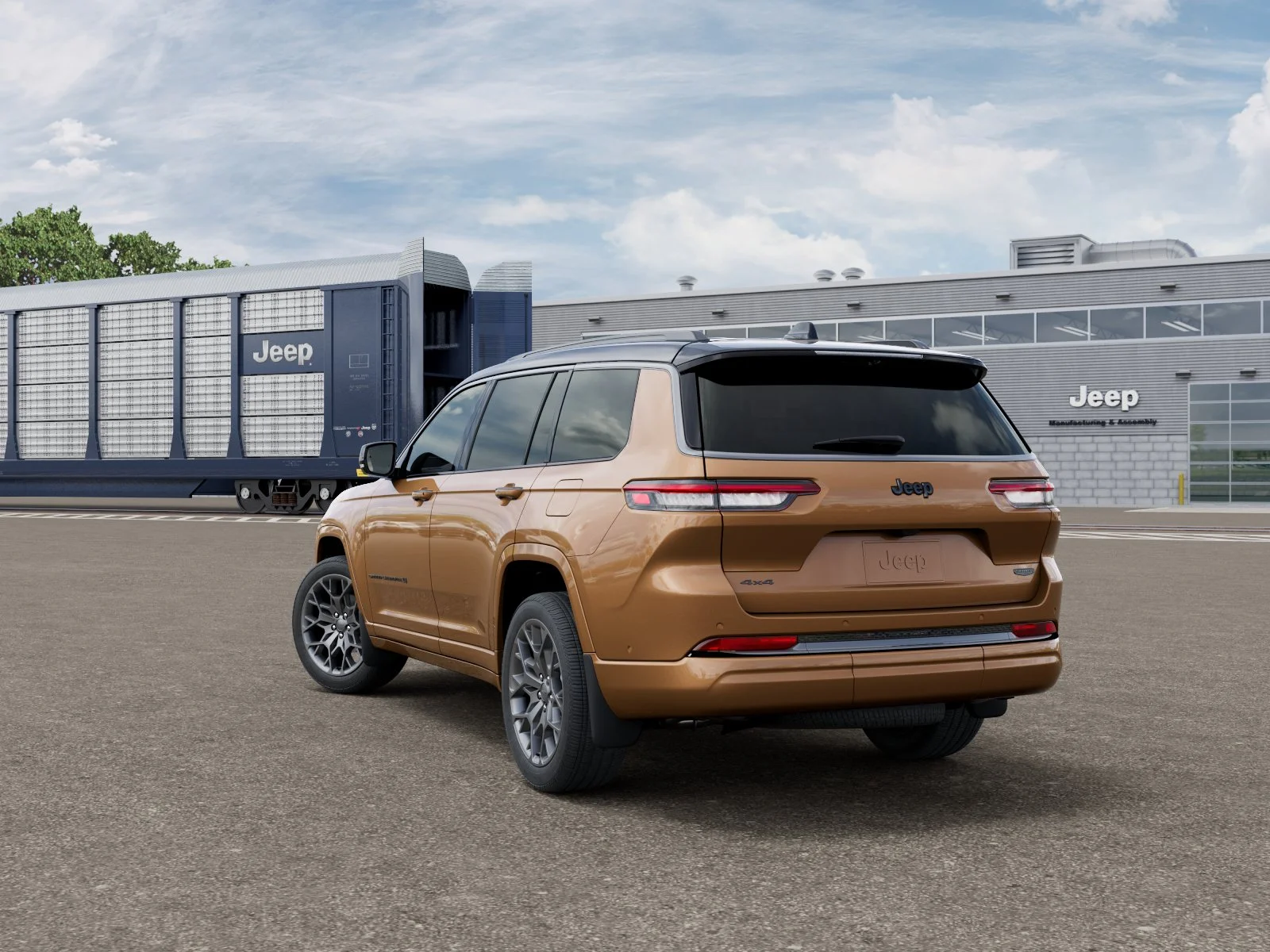 New 2026 Copper Shino Metallic Clear-Coat Exterior Paint Jeep Summit image 3