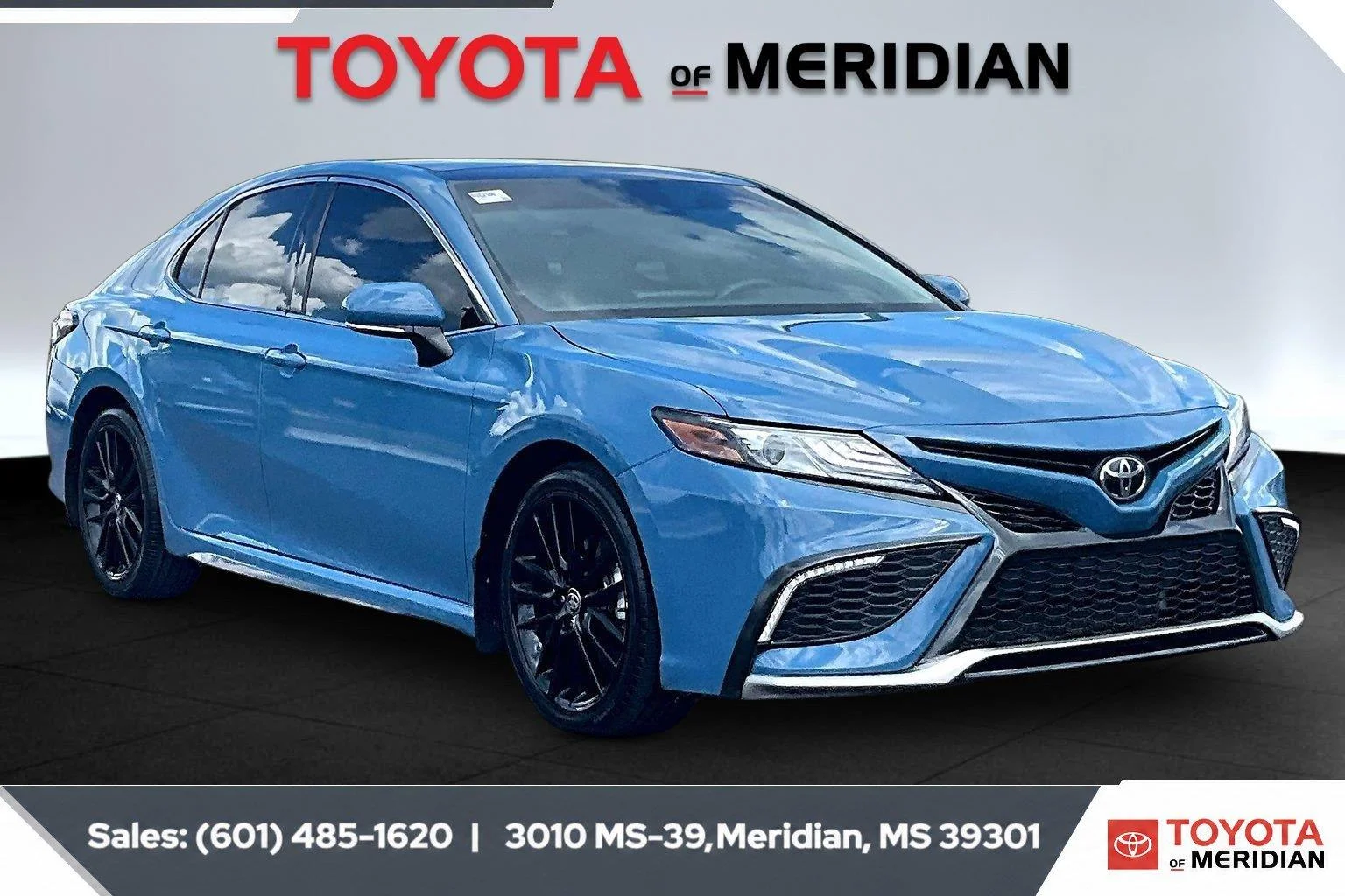 Used 2024 Cavalry Blue Toyota XSE image 1