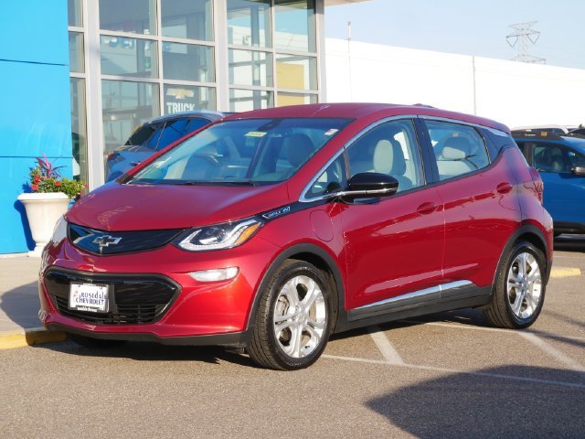 Used 2019 Chevrolet Bolt EV LT with VIN 1G1FY6S07K4108574 for sale in Roseville, MN