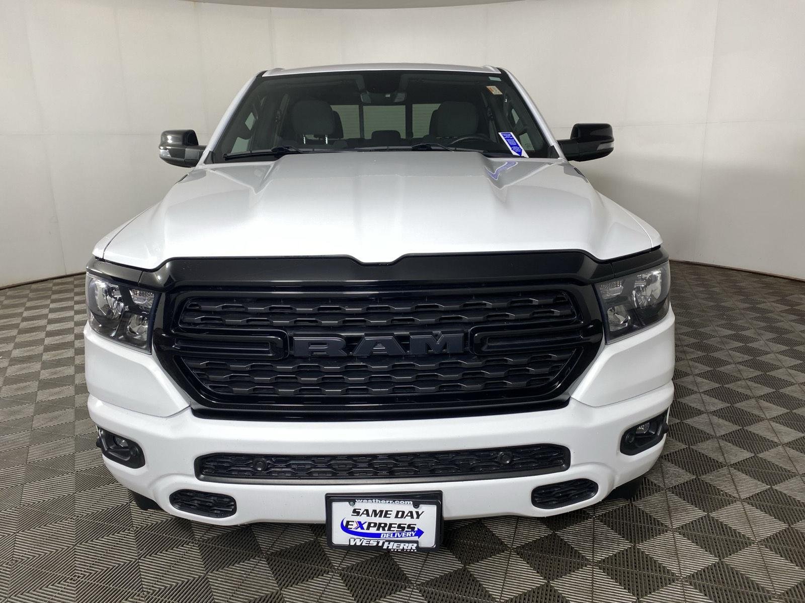 Used 2023 Bright White Clearcoat Ram Big Horn image 2