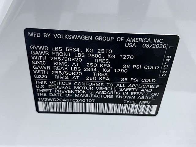 New 2026 White Volkswagen SE w/Technology image 21