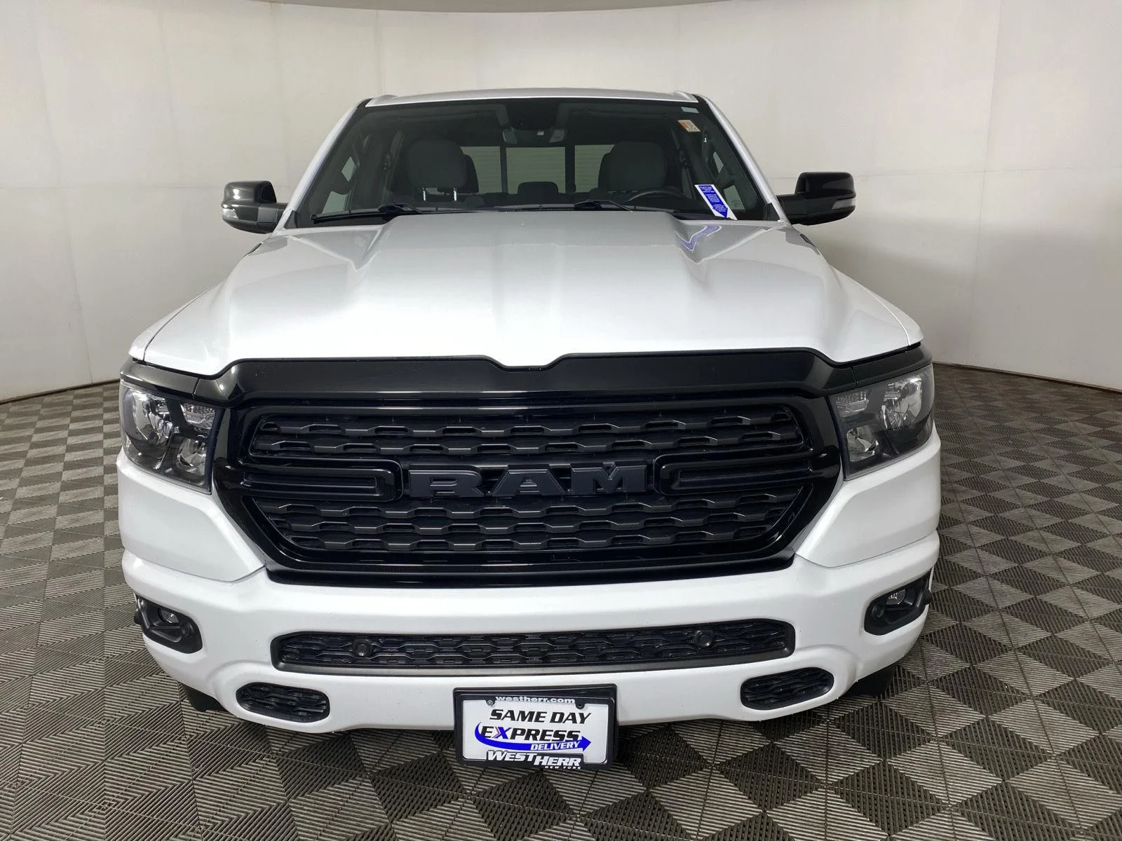 Used 2023 Bright White Clearcoat Ram Big Horn image 2